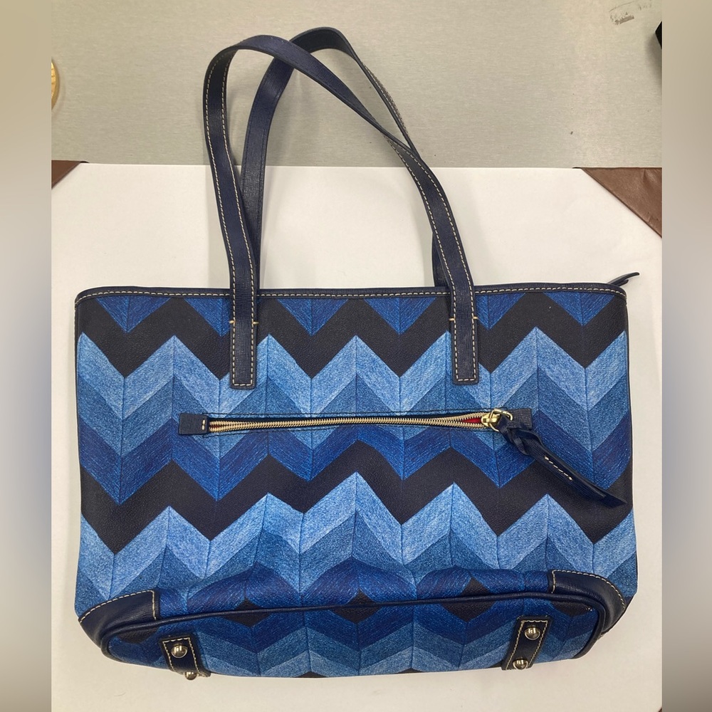 Dooney & Bourke blue purse - Picture 3 of 14
